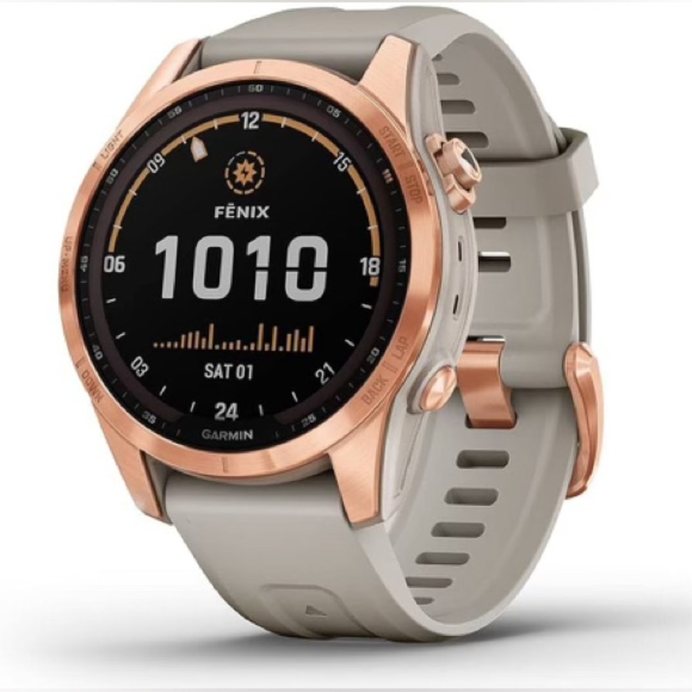 Garmin Fenix 7S Solar Rose Gold